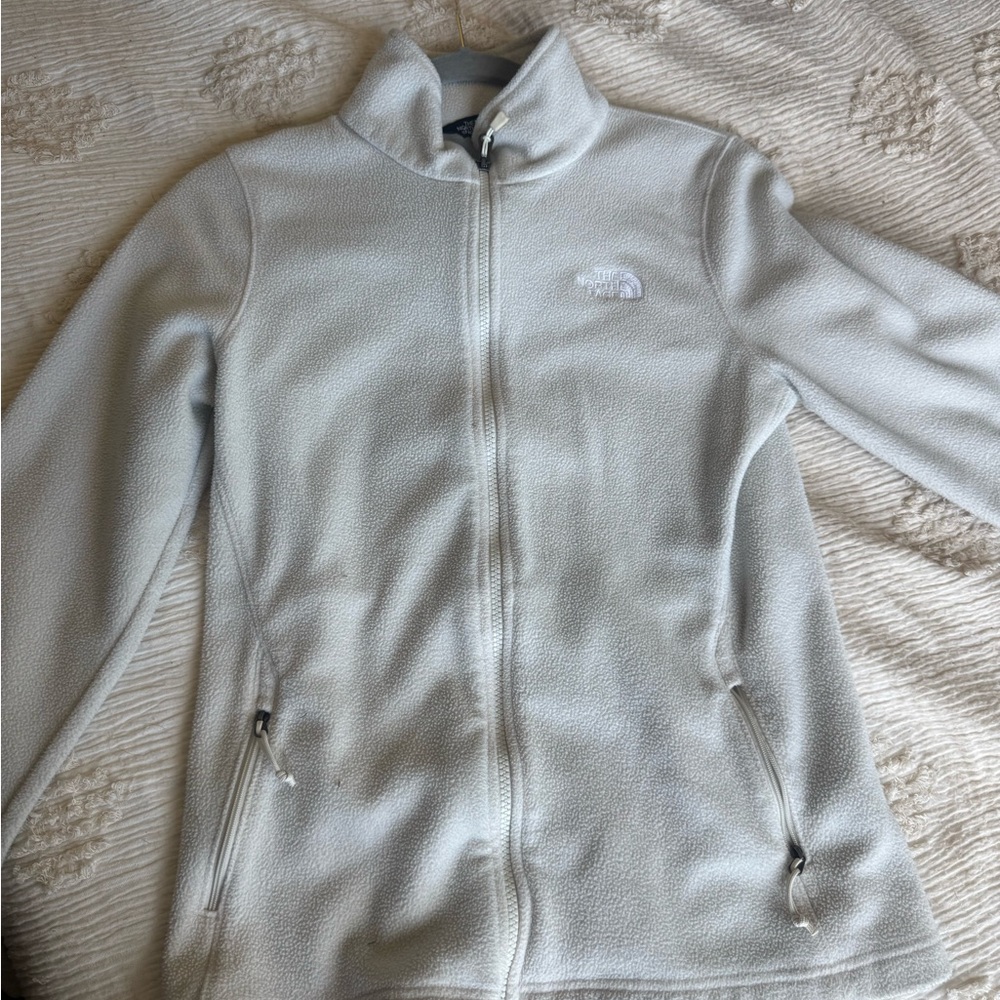 The North Face White Fleece Jacket